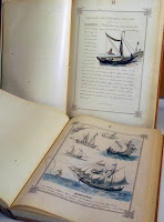 CONSTRUCCIONES NAVALES, Bajo su aspecto artistico, con gli acquarelli del restaurador Rafael Monleon”