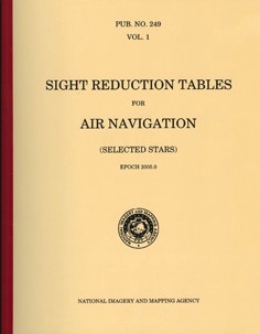 Sight reduction tables for air navigation HO249 vol.3