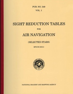 Sight reduction tables for air navigation HO249 vol.3