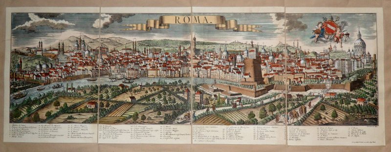 Roma - profilo visto da Prati con Castel Sant'Angelo - grande