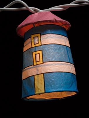 Luci decorative 10 fari colorati