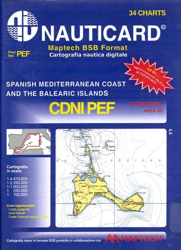 Spanish Mediterranean coast and Balearic islands - CD-ROM Win 98-ME-2000-NT-XP