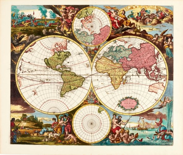 Nova totius terrarum orbis tabula 1781
