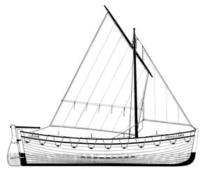 Procellaria lancia di salvataggio di 5,5 metri