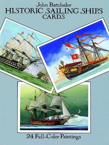Historic sailing ships postcards