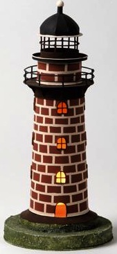 Faro in latta a mattoncini