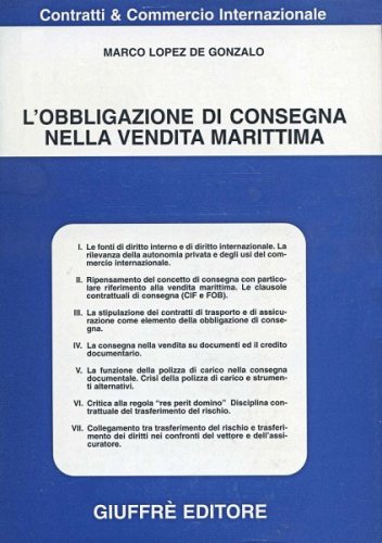 Obbligazione di consegna nella vendita marittima