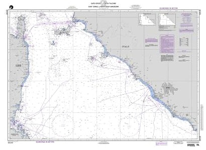 Capo Circeo to Capo Falcone including East Corse and Norteast Sardegna Loran C