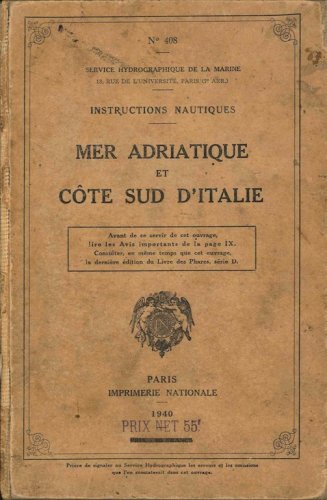 Mer Adriatique et cote sud d'Italie