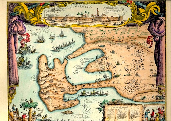 Assedio e pianta di Orbatello