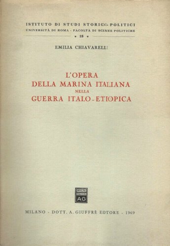 Opera della Marina Italiana nella guerra italo-etiopica