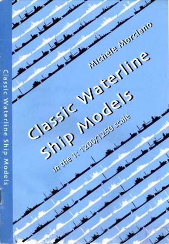 Classic waterline ship models in the 1:1200-1250 scale