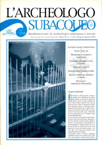 Archeologo subacqueo anno 2000