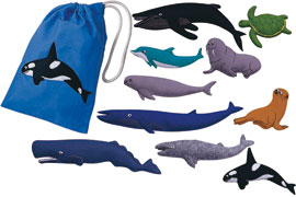 10 creature del mare di pezza