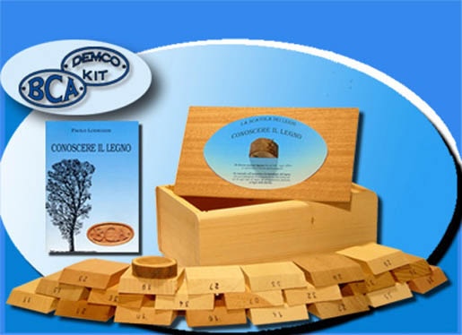 Scatola dei legni e conoscere il legno