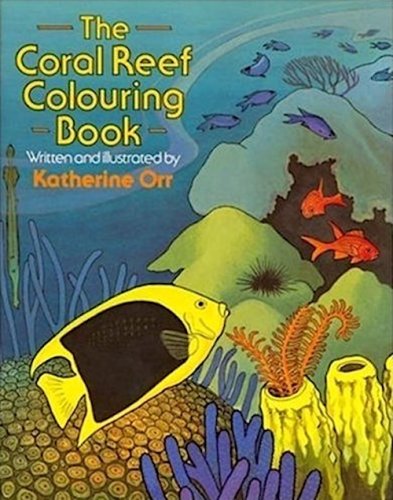 Coral reef colouring book
