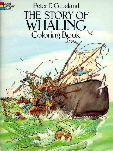 Story of whaling coloring book