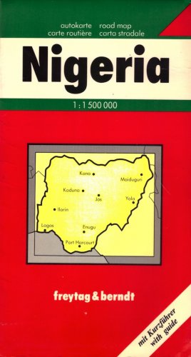 Nigeria - carta turistica e stradale scala 1:1.500.000