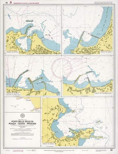 Porti delle isole di Ponza Ischia Procida
