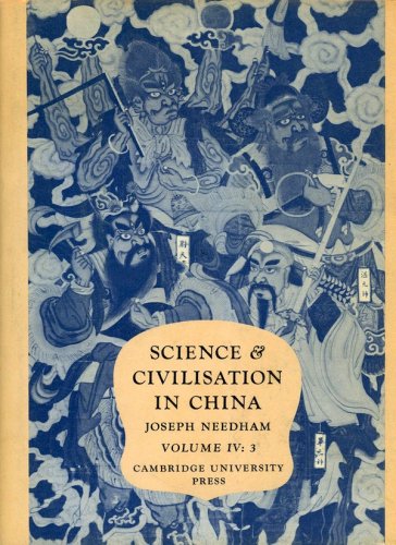 Science and Civilisation in China vol.4 part 3
