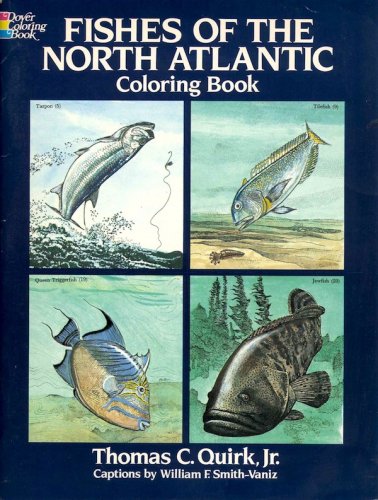 Fishes of the North Atlantic coloring book