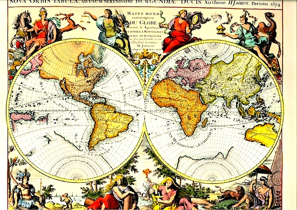 Nova orbis tabula 1694