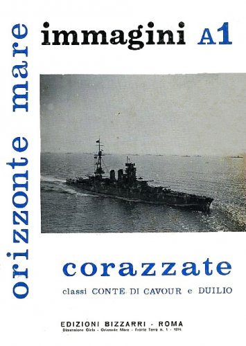 Corazzate classi Conte di Cavour e Duilio immagini A1