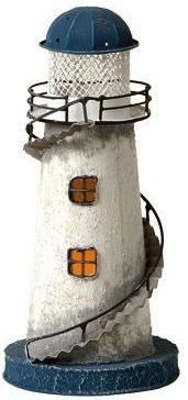 Faro portacandela in latta