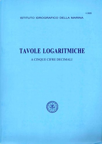 Tavole logaritmiche a 5 cifre decimali