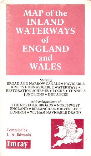 Map of the inland waterways of England and Wales