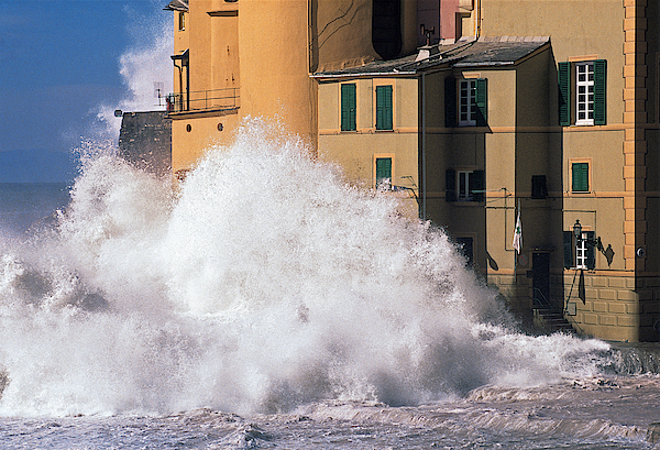 Sea Storm in Camogli