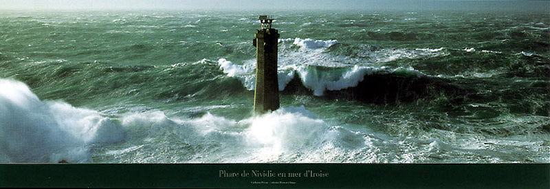 Phare de Nividic en mer d'Iroise - grande