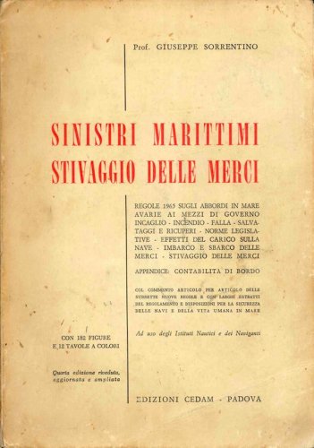 Sinistri marittimi stivaggio delle merci