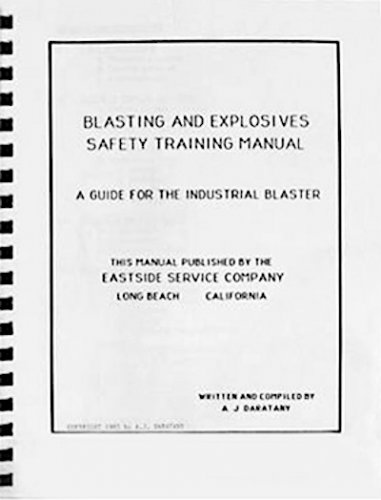 Blasting and explosives safety training manual