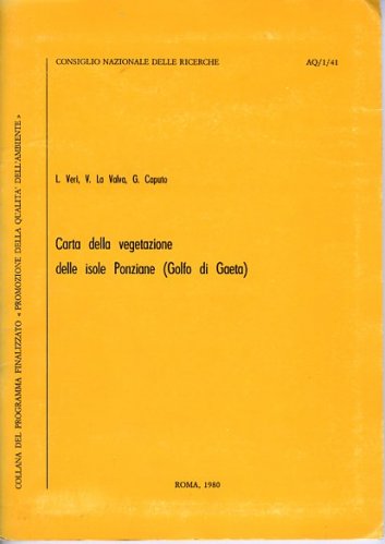 Carta della vegetazione delle isole Ponziane