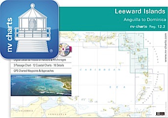 Anguilla to Dominica - Leeward islands 15 charts