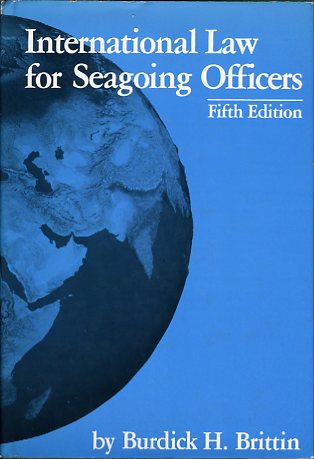 International law for seagoing officiers