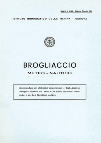 Brogliaccio meteo-nautico