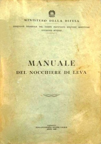 Manuale del nocchiere di leva