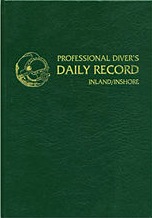 Professional diver's daily record