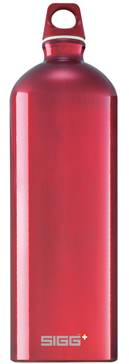 Bottiglia in alluminio metallic red 150cl