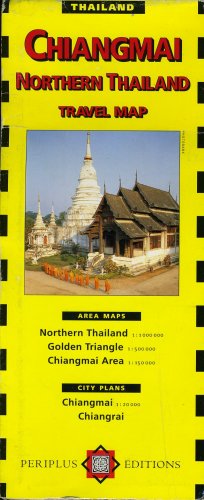 Chiangmai - Northern Thailand - carta turistica e stradale scala 1:150.000