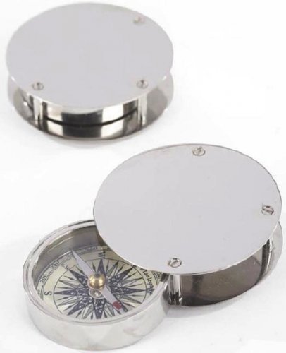 Bussola tascabile in acciaio