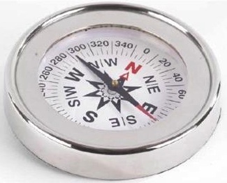 Bussola fermacarte in acciaio