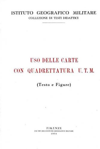 Uso delle carte con quadrettatura U.T.M.