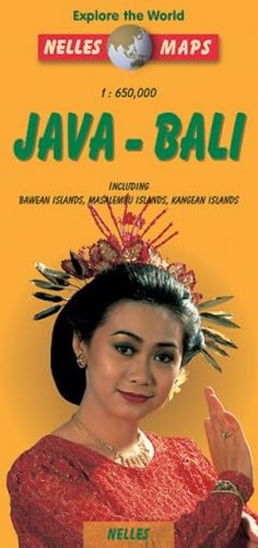 Java Bali - carta turistica e stradale scala 1:650.000