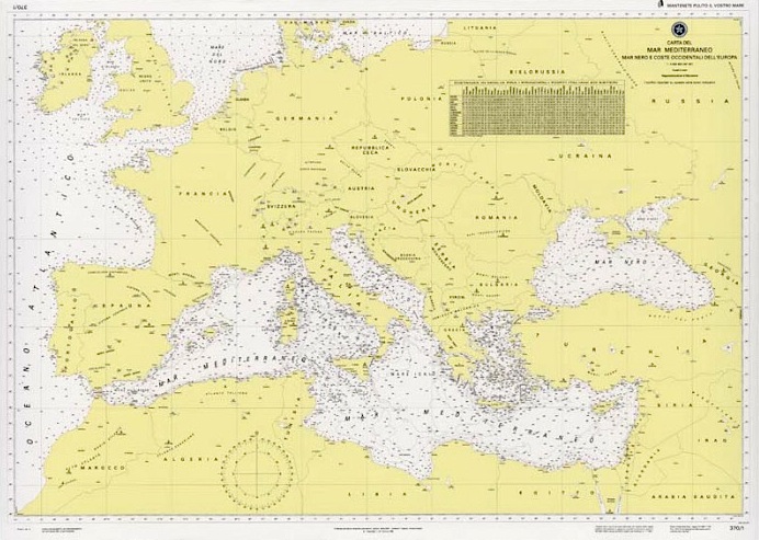 Mare Mediterraneo, Mar Nero e coste occidentali dell’Europa
