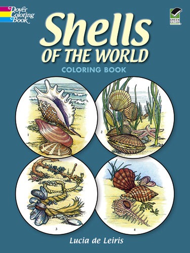 Shells of the world coloring book