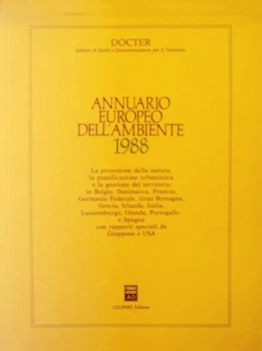 Annuario europeo dell'ambiente 1988