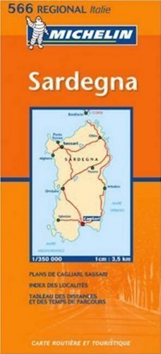 Sardegna - carta stradale scala 1:350.000